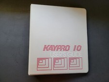 Vintage Kaypro 10 User's Guide Binder - EMPTY - BINDER ONLY picture