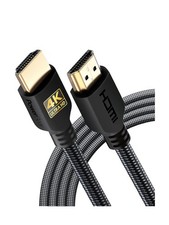 PowerBear 4K HDMI Cable 10 ft [2 Pack] High Speed, Braided Nylo... USA FAST SHIP picture