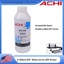 ACHI 500ml DTF White Ink /UV DTF White Ink/Vainish For Epson Printer Ink Supply picture