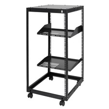 20U Open Frame Server Rack, 23-40 in Adjustable Depth, Free Standing picture