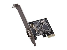 Syba Single Port RS-232 DB9 Serial PCI-e 2.0 x1 Expansion Card MCS9922 picture