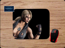 SONYA MORTAL KOMBAT CHARACTER CUSTOM MOUSE PAD MAT HOME OFFICE GIFT NON-SLIP picture