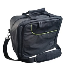 USA GEAR S13 Travel Case Gaming Console X Box Projector Carry Bag Padded Blk/Grn picture