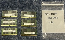 8GB 2Rx8 DDR4 PC4-2133P 260-pin SO-DIMM X6 Memory RAM modules Micron SK Hynix picture