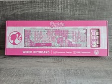 NEW Barbie Doll Wired Computer Keyboard w/USB Connection and Ergonomic Design picture