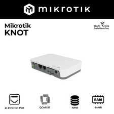 Mikrotik KNOT RB924i-2nD-BT5&BG77 2x 100 Mbps Ethernet with PoE-in and PoE out picture