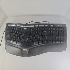 Microsoft Natural Ergonomic Keyboard 4000 v1.0 Black Model KU-0462 USB picture
