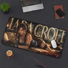 Lara Croft Gaming Mouse Pad, Tomb Raider XXL Desk Mat, Explorer Pad picture