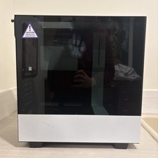 NZXT H Series CA-H52FW-01 ATX Mid Tower Case White/Black Tempered Glass picture