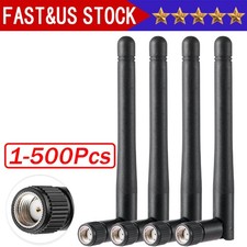 1-500 RP-SMA Antenna for WiFi 2.4GHz 5Ghz Wireless Router or Card Female Pin Lot picture