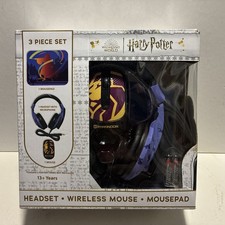 Harry Potter Headsets w Microphone Wireless Mouse & Mouse Pad Tech Bundle picture
