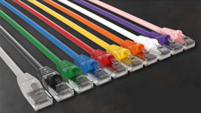 Cat6 UTP 2.5 Gigabit patch cable booted  1ft 2ft 3ft 5ft 6ft 7ft 10ft Lot 1,5,10 picture