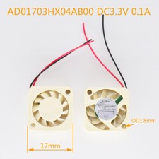 5pcs ADDA AD01703HX04AB00 3.3V 0.1A 1703 1.7cm Mini DC Cooling Fan White picture