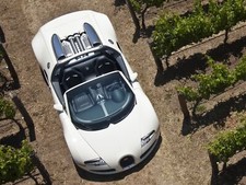 Cars 2008 bugatti veyron grand sport roadster us spec Desk Mat Stitched picture