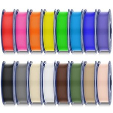 SUNLU PLA+2.0 3D Printer Filament, Multicolor Bundle, 16 Colors picture