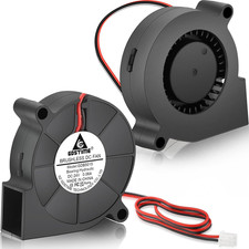 5015 Blower 24V 2-Pin 50Mm X 15Mm Turbine Turbo Cooling Fan 2-Pack picture