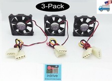 3-pack Genuine Sunon KD1206PHB3 PC CPU/Case 60mm x 15mm Cooling Fans, 4pin Molex picture