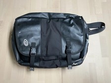 Vintage Timbuk2 Laptop Messenger Briefcase Black Waterproof w/ 2 Pouches picture