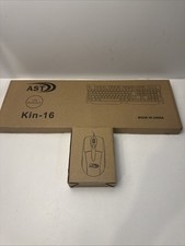 NEW/OPEN BOX AST Wired USB Keyboard and mouse Kin-16 NIB picture