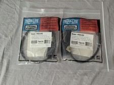 Tripp Lite – P002-002 – Power Converter Cables (Lot of 2) – C14 to NEMA 5-15R 2f picture