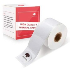 20×20mm Round White Self-Adhesive Thermal Label for Phomemo M110 M200 Printer picture