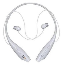 Color: White - Bluetooth Magnetic headphones with phone answer function picture