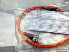 Tecline Fiber Optic Cable 2 Meter Patch Cord Duplex, 62.5/125um OM1 MTRJ/ST, Orange, NEW picture