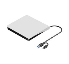 Roofull Super Slim Drive Portable Interface Drive USB 3.0 DVD RW Drive - Silver picture