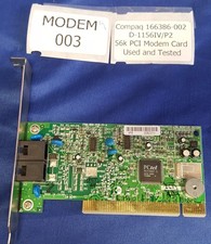 USED Compaq 166386-002 D-1156IV/P2 56k PCI Modem Card picture