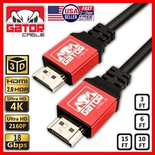 4K HDMI Cable 2.0 UHD Ultra High Speed 2160P HDR 60Hz 18Gbps Dolby HDCP HDTV HD picture