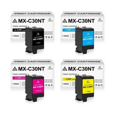 LeciRoba Toner Cartridges Replacement for Sharp MX-C30 MX-C30NT MXC30NT MXC30... picture