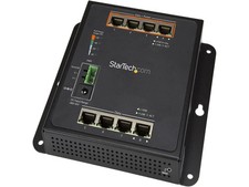 STARTECH IES81GPOEW INDUSTRIAL 8 PORT GIGABIT POE SWITCH UP TO 30W PER 4 POWER picture