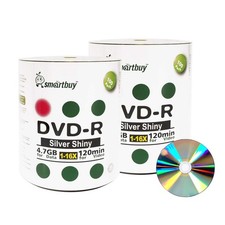 Smart Buy 200 Pack DVD-r 4.7gb 16x Shiny Silver Blank Data Video Movie Record... picture
