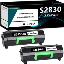 S2830 Toner Cartridges 2-Piece Dell Black Compatible picture