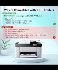 962 962XL Ink Cartridges HP Printers Replacement for HP Combo Pack Black & Color picture