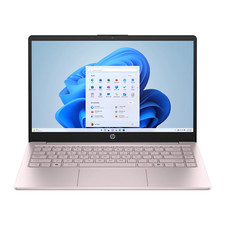 14 Inch HD Windows Laptop Intel Processor N150 4GB RAM 128GB UFS Tranquil Pink picture