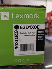 Genuine Lexmark 62D1X0E (621XE) Black Extra High-Yield Toner - NEW SEALED picture