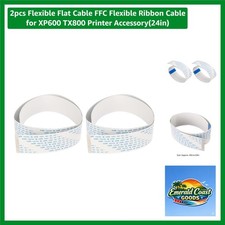 Environmentally Friendly 2pcs 24in FFC Flat Cable - Reliable Printer Connection picture