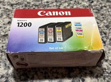 NEW Sealed Box- Canon PGI-1200 (9232B005) Tri-Color Ink Cartridge Value Pack picture