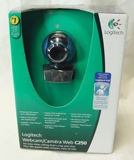 Logitech C250 (V-U0003) 1.3 MP USB Wired Clip-on Webcam w/Built in Microphone picture