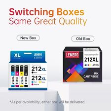 Lemero Ink Cartridge Replacement For 212XL 4pcs picture