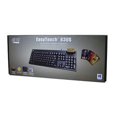 ADESSO EASYTOUCH 630S AKB-630SB ANTIMICROBIAL KEYBOARD W/SMART CARD READER - NEW picture