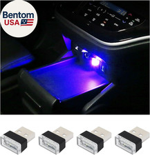 4 PCS USB LED Car Interior Atmosphere Lamp, Plug-In USB Decor Night Light, Porta picture