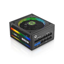 GAMEMAX 850W Power Supply, Fully Modular, 80 Plus Gold, ARGB SYNC with Mother... picture