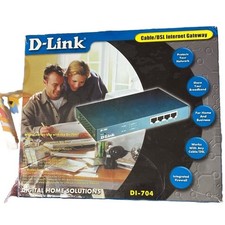 D-Link DI-704P Ethernet Broadband Router Digital Home New Sealed Box picture