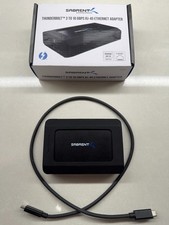 Sabrent TH-S3EA Thunderbolt 3 to 10GbE RJ45 Ethernet Adapter Open Box Complete picture