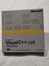 Genuine Microsoft Visual C++.net Standard - Boxed with 7 CD's & Manuals & Code picture
