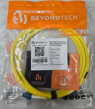 BeyondTech LC to ST Singlemode Duplex 9/125 Fiber Optic Jumper Patch 3m (9.84ft) picture