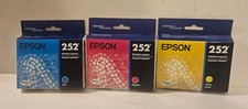 Epson 252 Cyan/Magenta/Yellow/Black  Standard-Capacity Ink Combo Pack, Exp 10/28 picture