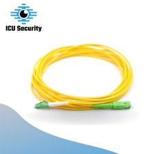 LOT OF 5 - 7M Single Mode Fiber Cable LC/APC to SC/APC Simplex 9/125µm  1.2 mm picture